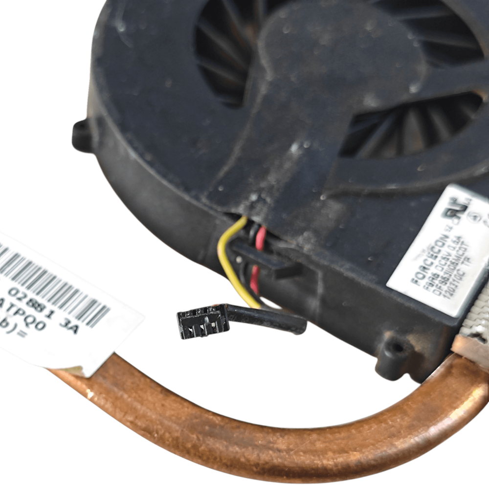 2.EL - Orjinal Hp Pavilion R15 G4-1000 - G6-1000 - G7-1000 G62 CQ56 CQ62 3 pin Notebook Bakır Soğutucu Cpu İşlemci Fan
