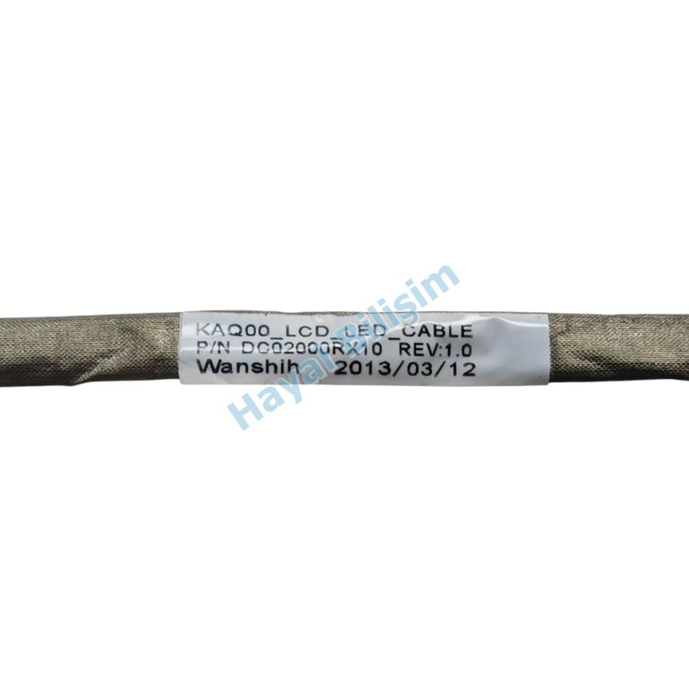 2.EL - Orjinal Hp Elitebook 8540P 8540W Notebook Lvds Ekran Data Flex Kablo