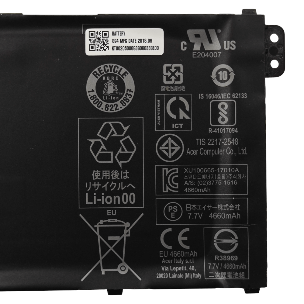 2.EL - Orjinal Acer Aspire A114-31 A114-32 Aspire 3 A315-34 A315-41 A314-31 A315-21 A315-51 A315-53 ES1-523 Notebook Batarya