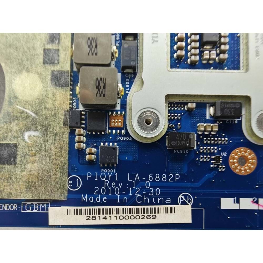HYL - Lenovo ideapad Y570 Geforce GT555M Ekran Kartlı Notebook Çalışan Anakart
