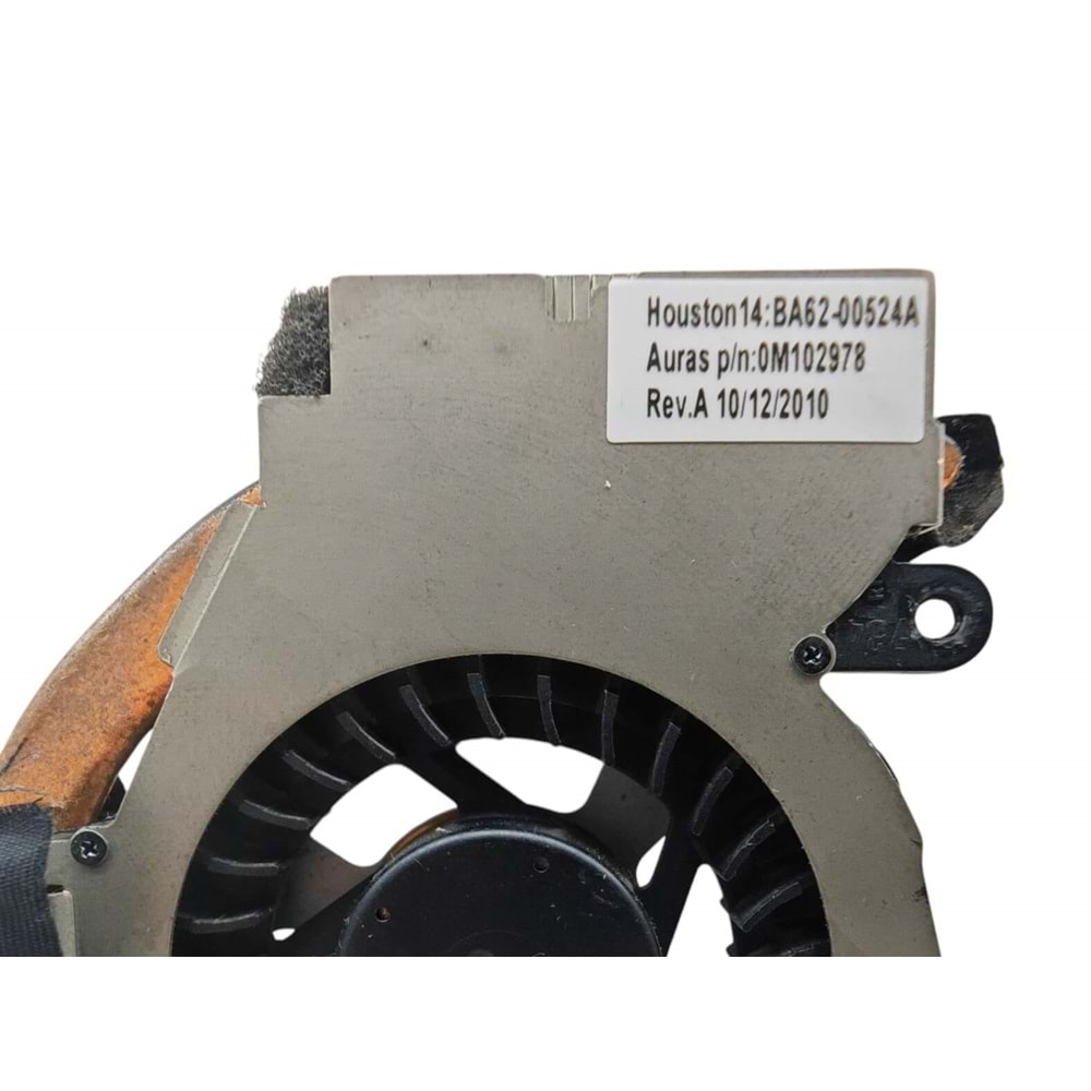 + 2.EL - Orjinal Samsung NP-Q430 NP-430H NP-Q530 NP-Q530H Notebook Bakır Soğutucu Cpu Fan