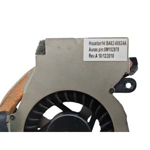 + 2.EL - Orjinal Samsung NP-Q430 NP-430H NP-Q530 NP-Q530H Notebook Bakır Soğutucu Cpu Fan