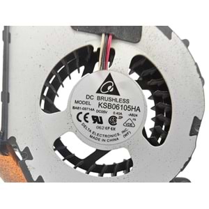 + 2.EL - Orjinal Samsung NP-Q430 NP-430H NP-Q530 NP-Q530H Notebook Bakır Soğutucu Cpu Fan