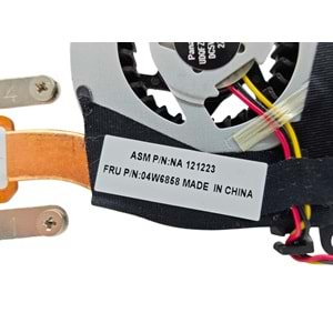 2.EL - Orjinal Lenovo Thinkpad X131 E120 E125 X121 X130 Notebook Cpu Fan Bakır Soğutucu
