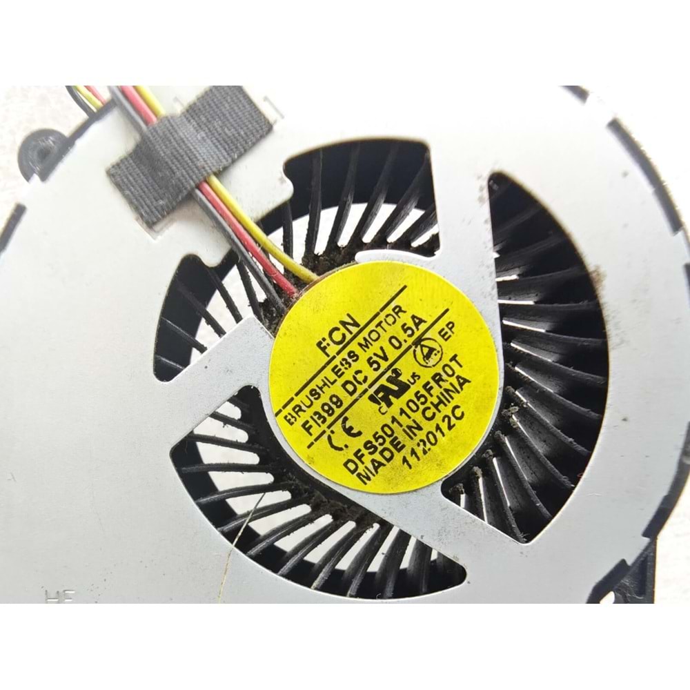 2.EL - Orjinal Toshiba Satellite C55-A C850D C850 L850 C855 C855 C855D Notebook Cpu Fan Bakır Soğutucu
