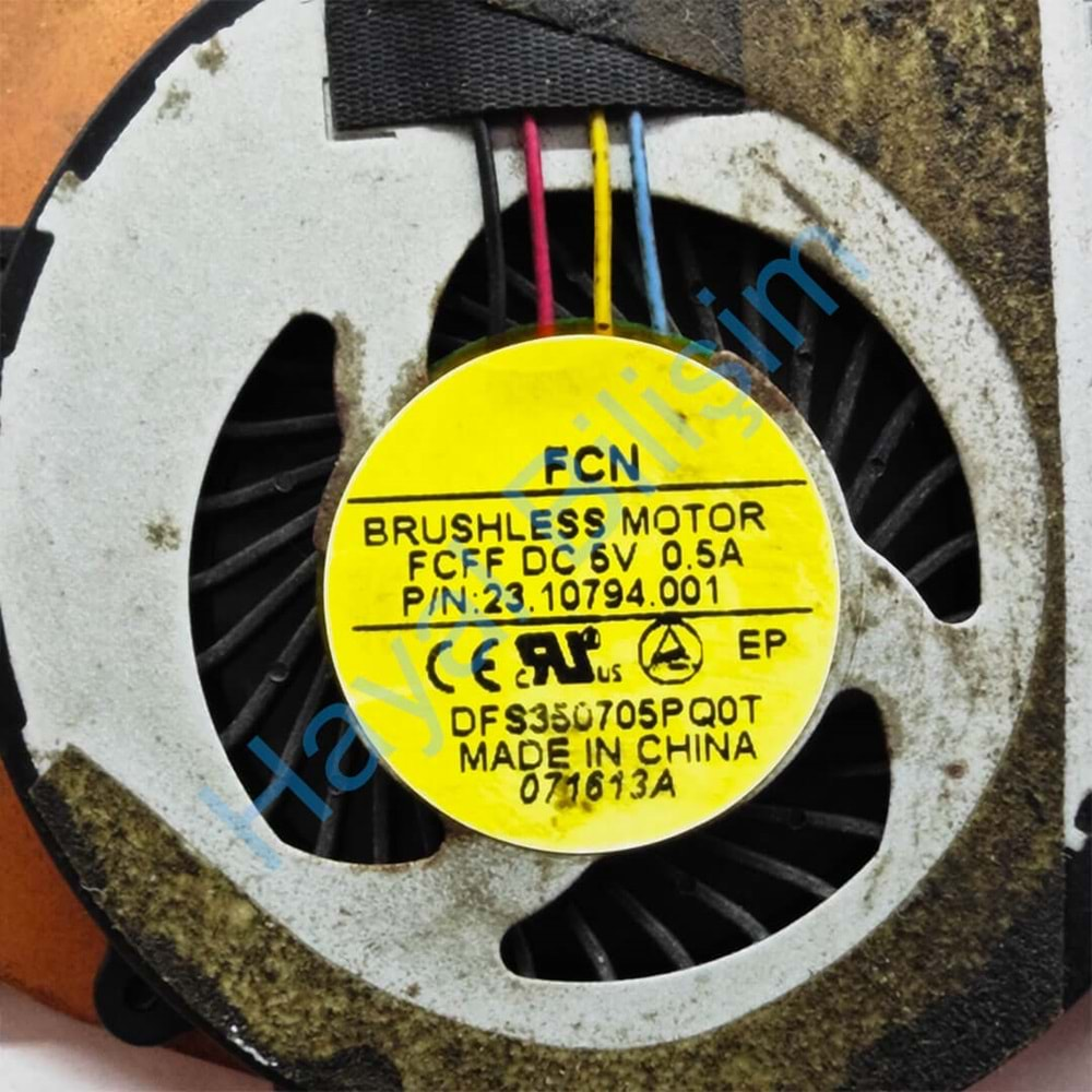 + 2.EL - Orjinal Acer Aspire V5-122 V5-122P V5-132 V5-132P MS2377 Notebook Cpu Fan Bakır Soğutucu - 60.4LK02.001