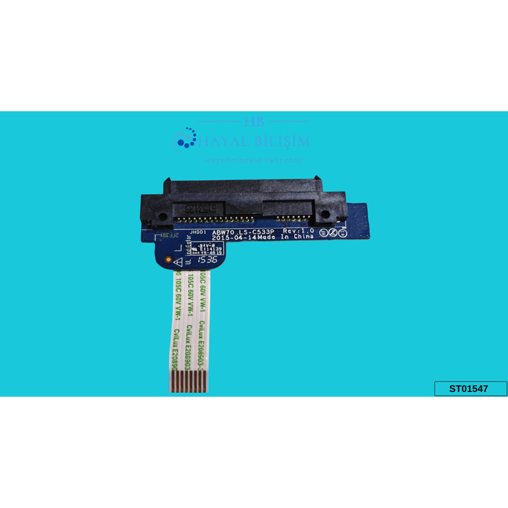 2.EL - Orjinal Hp Envy 17-N M7-N101DX 17-N005TX 17T-N000 17-R100NT 17-N100NT Notebook Hard Disk Hdd Bağlantı Kablo