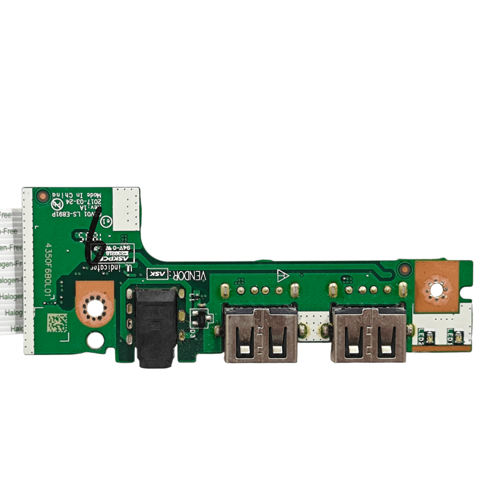 2.EL - Orjinal Acer Aspire A515-51 A515-51G A315-53 Notebook Usb Ses Kart