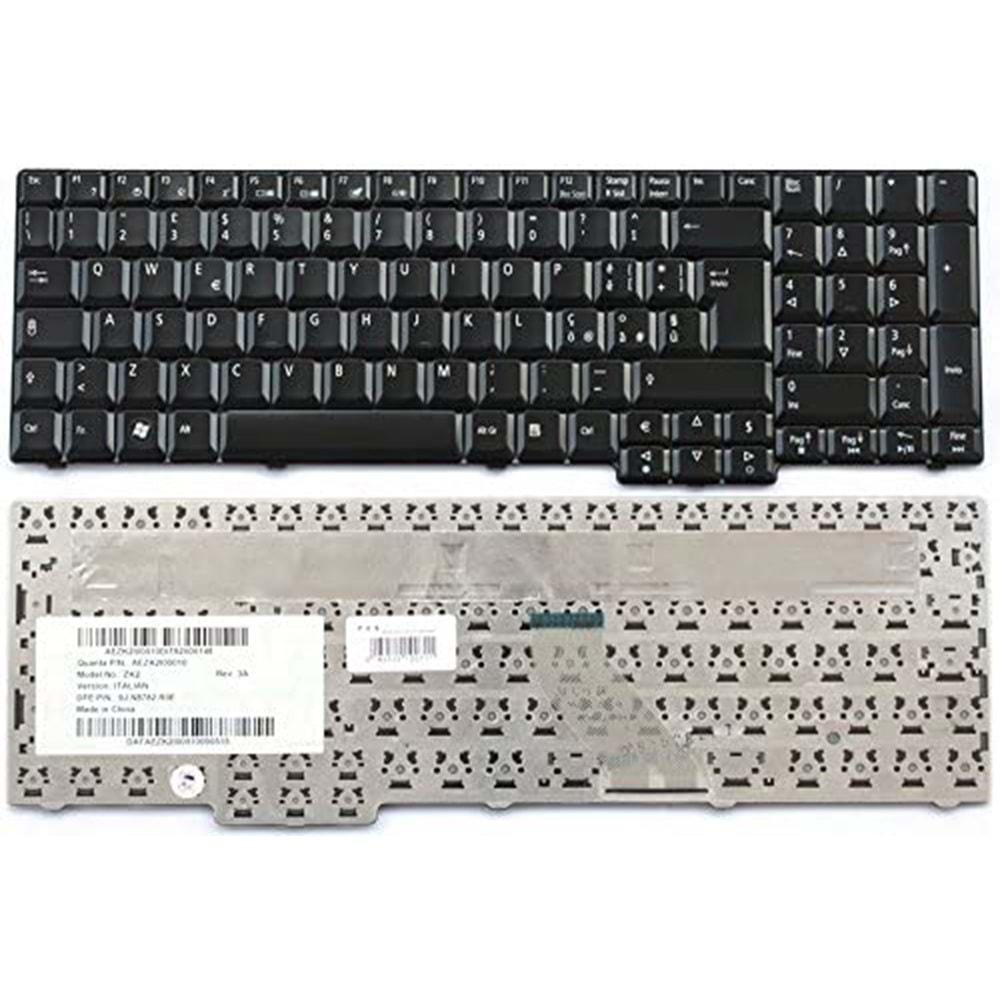HYLACR116KLV- Acer Extansa 55235 5635 5632 5635G 5635Z 7320 7330 7220 7230 7230E 7620 7620G Türkçe Notebook Klavye
