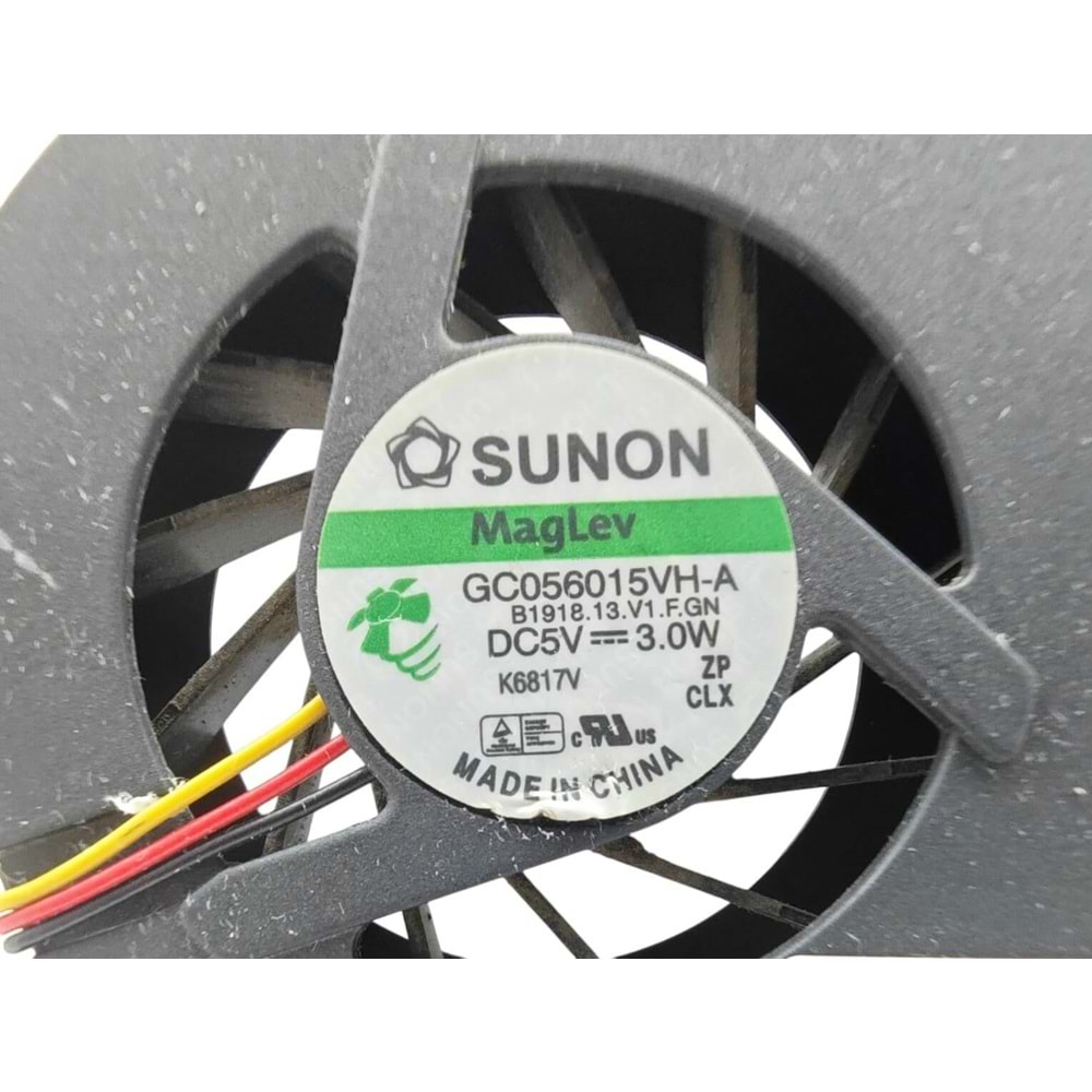 2.EL - Orjinal Acer Aspire 3660 5600 5621 5670 5672 5673 TravelMate 4220 4222 4670 Notebook Cpu Fan Bakır Soğutucu