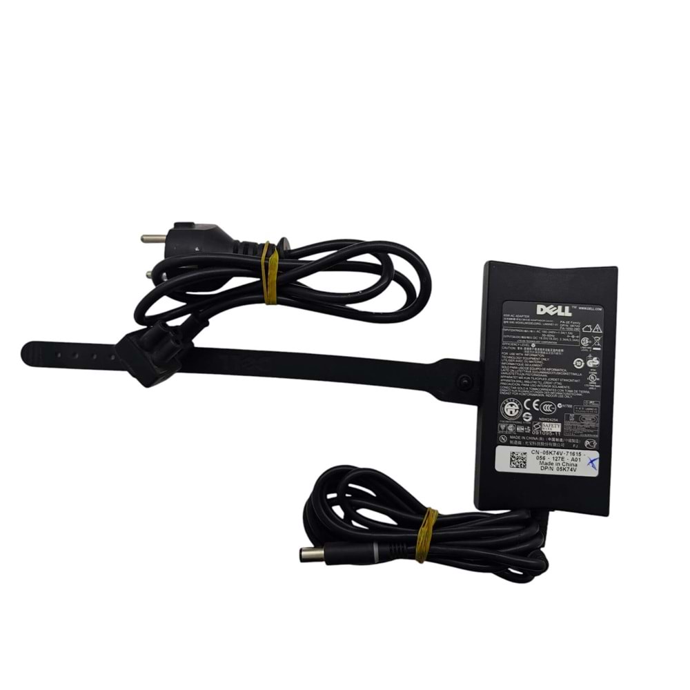 2.EL - Orjinal Dell İnspiron 19.5V 3.34A 7.4mm X 5.0mm Cn-05K74V Notebook Adaptör