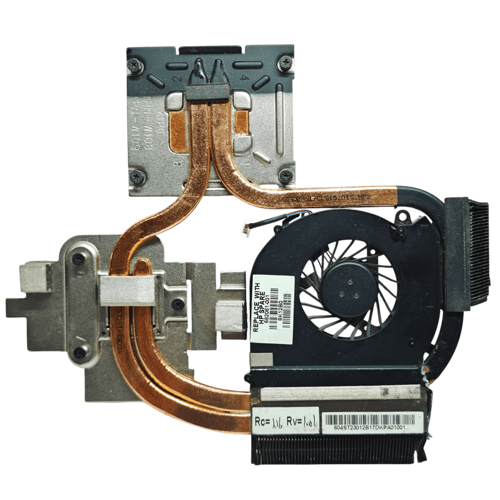 2.EL - Orjinal Hp Pavilion Dv6-7000 Dv7-7000 Hp Dv6-7000 Dv7-7000 DV6T-7000 Notebook Cpu İşlemci Fan Bakır Soğutucu