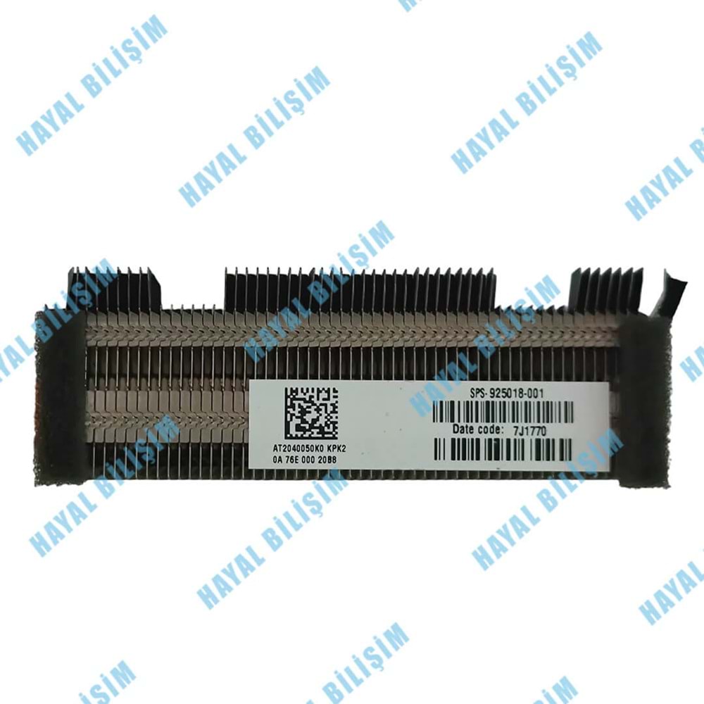 2.EL - Orjinal Hp Pavilion 250 G6 255 G6 15-BS 15-BR 15-BW Notebook Ekran Kartlı Bakır Soğutucu