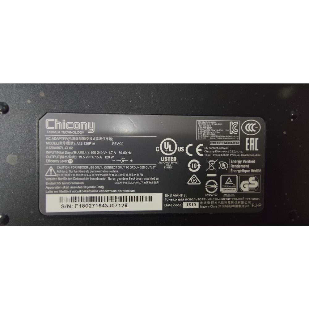 ++ 2. EL - OEM Acer 19V 4.74A - 1.7 mm-5.5mm Notebook Adaptör Şarj Aleti