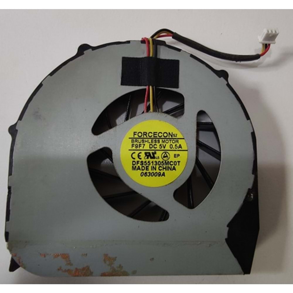 + 2.EL - Orjinal Acer Aspire 5340 5340G 5542 5542G 5740 V.2 3 Pin Notebook Cpu Fan - DFS551305MC0T F9F7