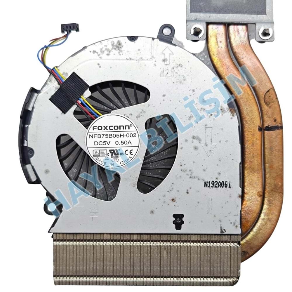 ++ 2.EL - Orjinal Çıkma Hp 15-D 15-A 250 G2 255 G2 4 Pin Notebook Cpu Fan Soğutucu