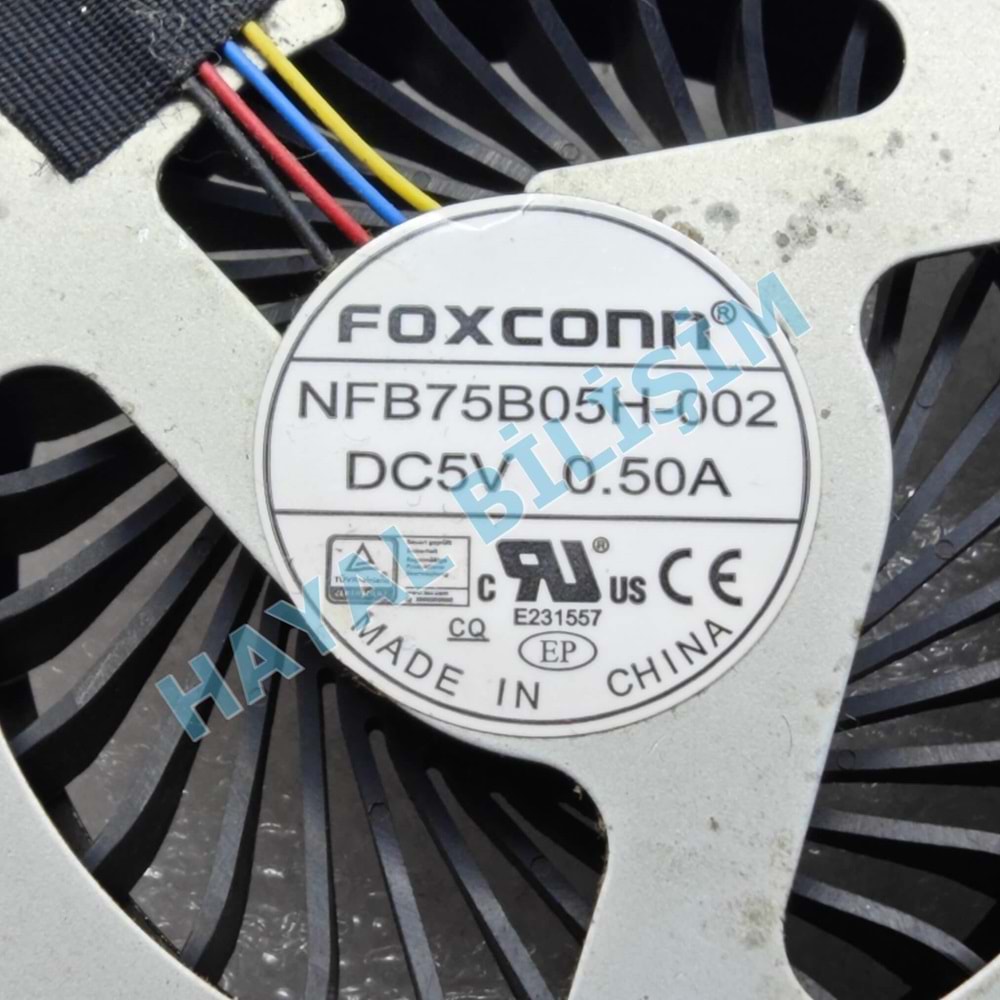 ++ 2.EL - Orjinal Çıkma Hp 15-D 15-A 250 G2 255 G2 4 Pin Notebook Cpu Fan Soğutucu