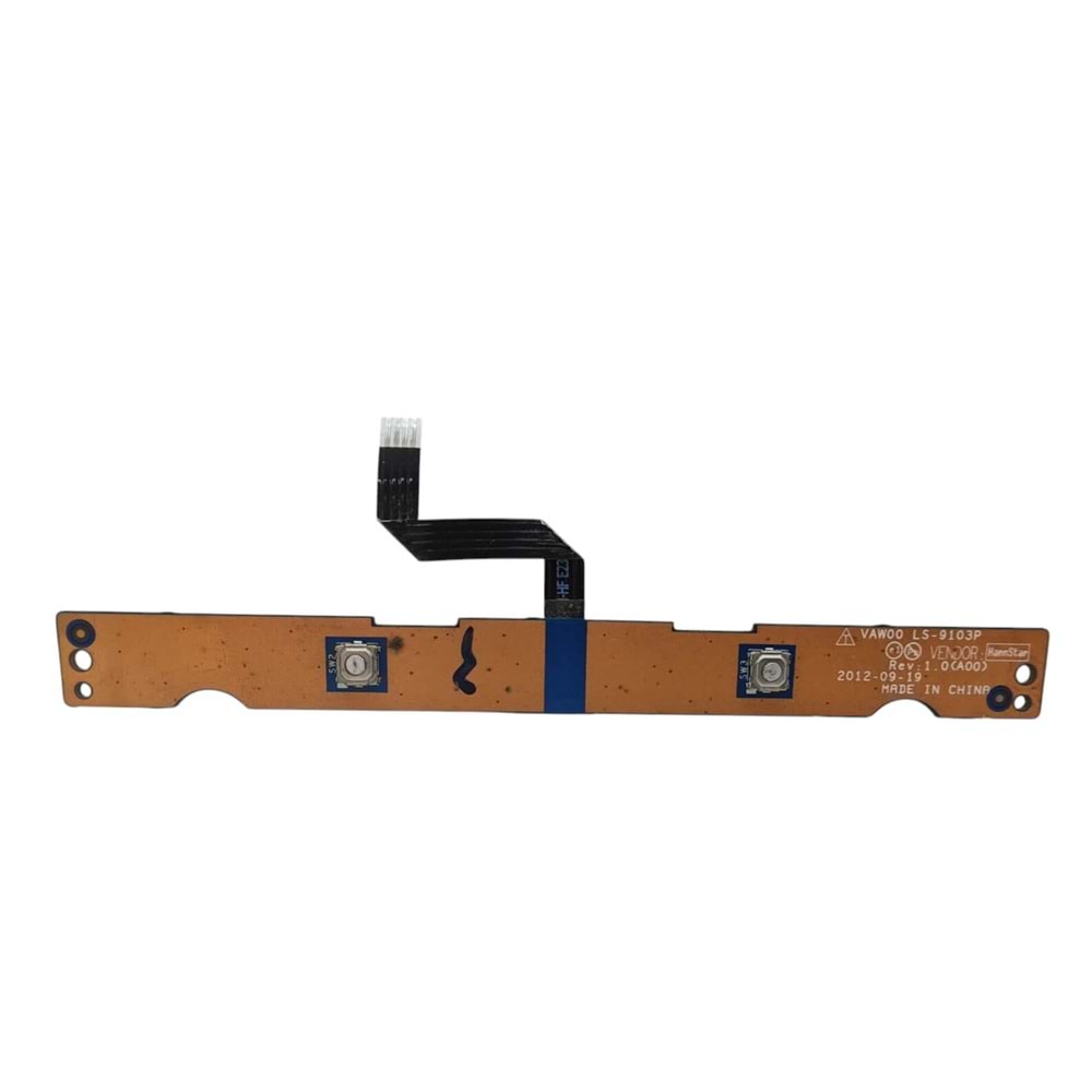 2.EL - Orjinal Dell Inspiron 15-3521 5521 3537 5537 Touch pad Sağ Sol Buton Kart