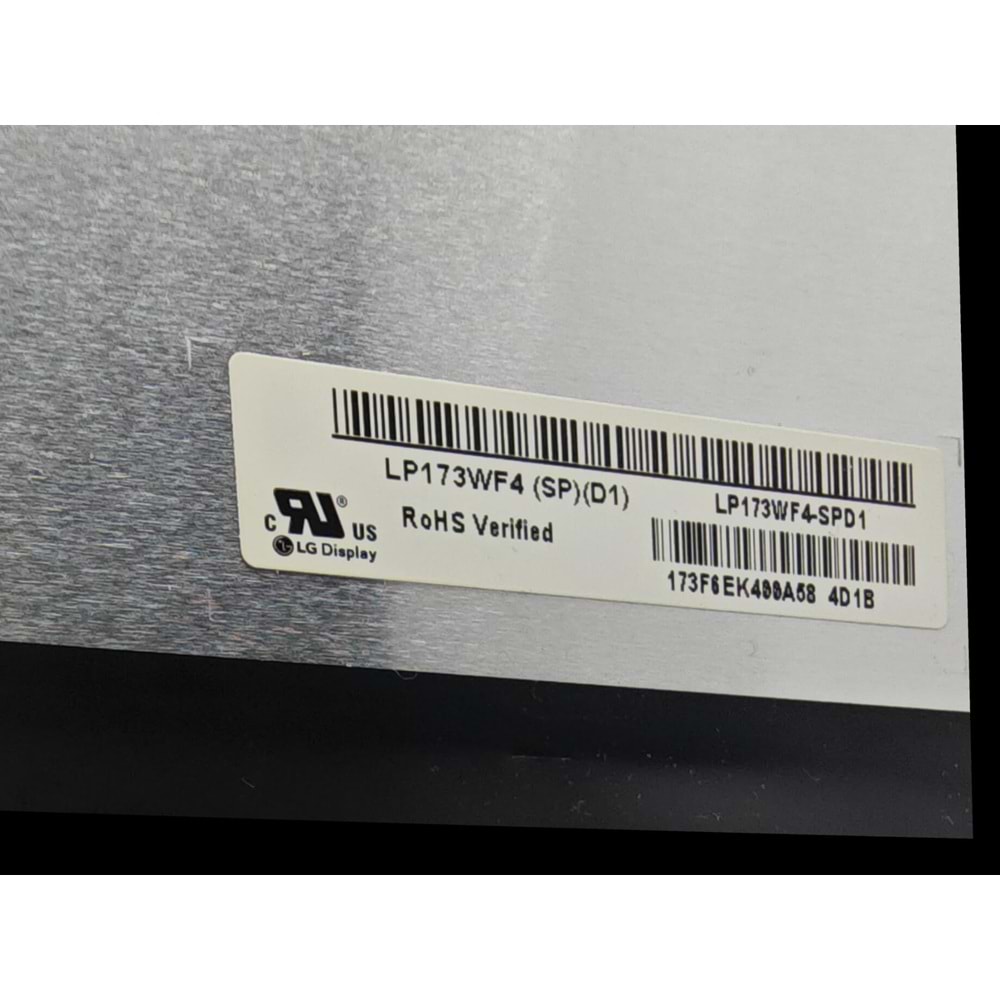 2.EL - Orjinal LG 17.3 1920 X 1080P Full Hd IPS 30 Pin Notebook Ekran