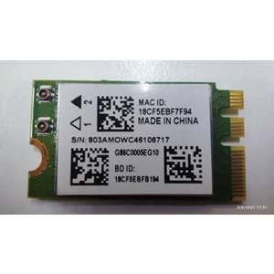2.EL - Orijinal Toshiba Satellite C50-B C55T-B C55D-B5310 C55D-B Notebook Bluetooth Wifi Wireless LAN Kartı - G86C0005EG10
