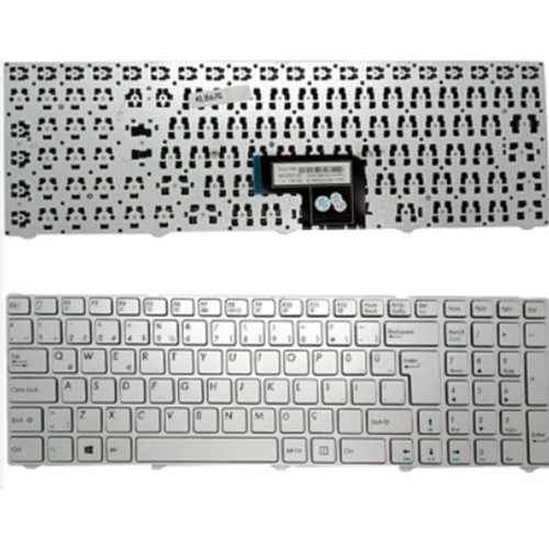 HYLCSP119KLV - Casper Nirvana GÜMÜŞ C700 C710 C17 C15B C15M Notebook Klavye Tuş Takımı Gümüş TR