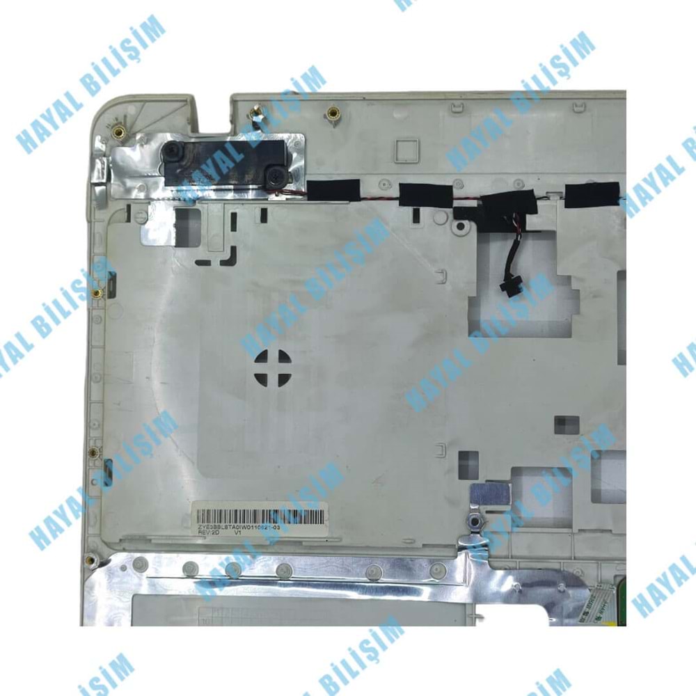 2.EL - Orjinal Toshiba Satellite L750 L750D L755 L755D Notebook Beyaz Notebook Üst Kasa Klavye Kasası