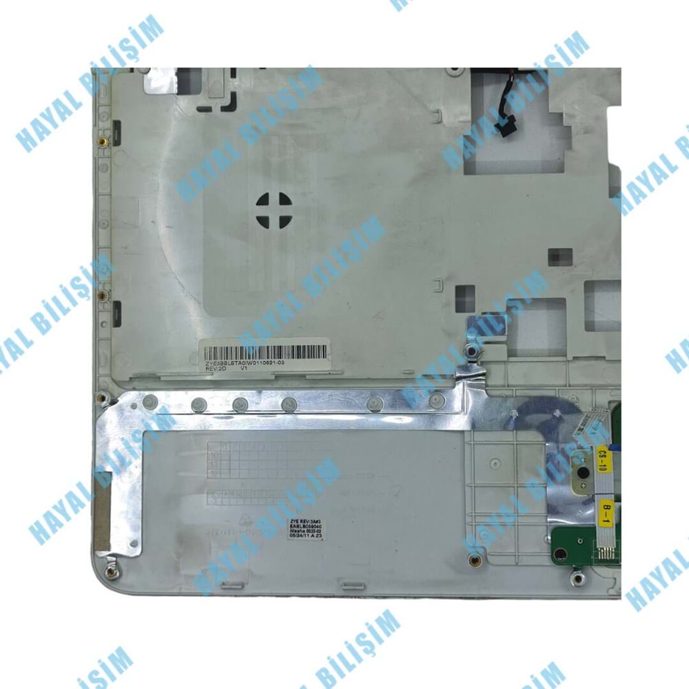 2.EL - Orjinal Toshiba Satellite L750 L750D L755 L755D Notebook Beyaz Notebook Üst Kasa Klavye Kasası