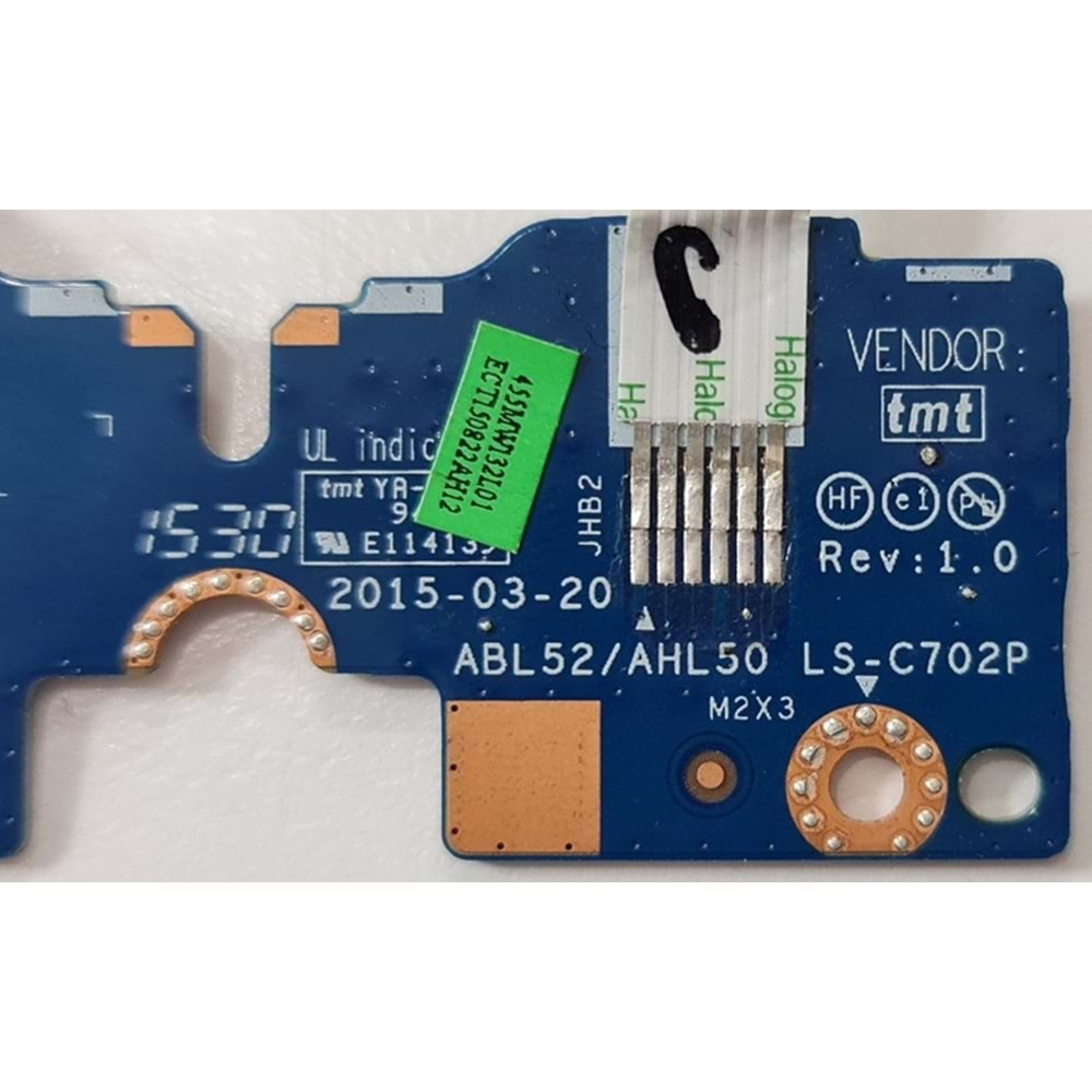 2.EL - Orjinal Hp Pavilion 15-AC 15-BA 15-AF 15-AY 250 G4 250 G5 255 G4 256 G4 Notebook Touchpad Buton - LS-C702P