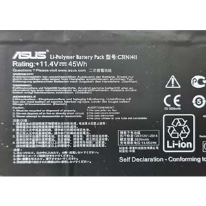 2.EL - Orjinal Asus Zenbook UX305U U305L U305F UX305FA UX305CA Notebook Batarya - 11.4v 45wh C31N1411