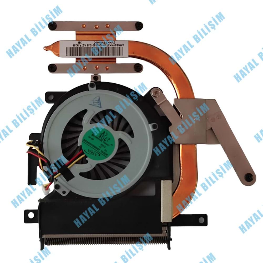 2.EL - Orjinal Sony SVE15 SVE151 HK5 Notebook Cpu Fan Bakır Soğutucu - 3VHK5TMN000