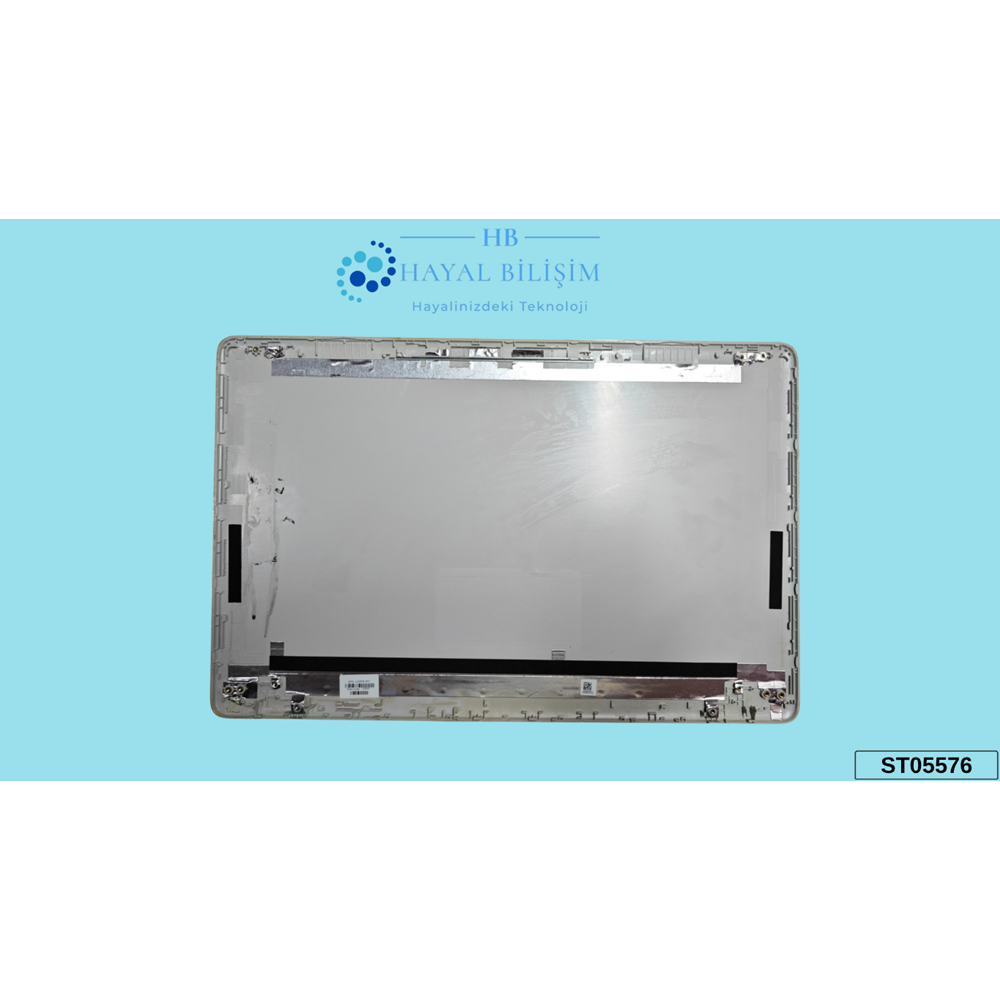 ** 2.EL - Orjinal Hp 15-DA 15-DB 250 G7 255 G7 256 G7 15G-DR 15G-DX 15Q-DS Gümüş Gri Notebook Ekran Arka Kapak Lcd Cover