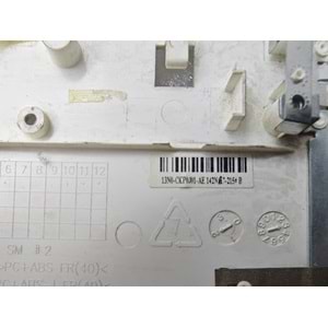 2.EL - Orjinal Toshiba Beyaz C50D C50-A C55-A C50D-A C55D-A Notebook Üst Kasa