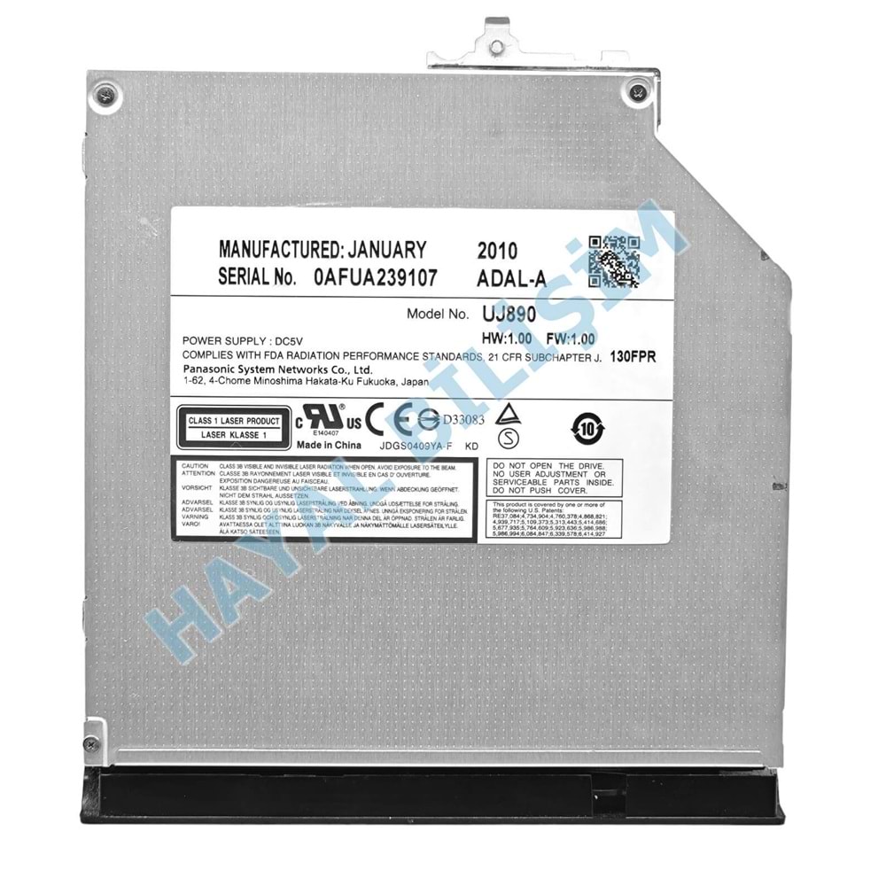 Orjinal Çıkma Asus K52 X52 A52 Notebook Dvd Rw Optik Okuyucu Kapak