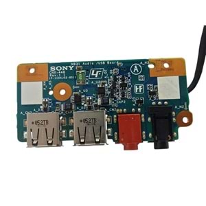 2.EL - Orjinal Sony Vaio VPCF VPCF1 PCG-81212M PCG-81113M Notebook Usb Ve Ses Kart