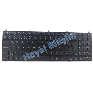 2.EL - Orjinal Casper W760 W762S W762SUN W765SUN W765S Probook W255HP Çerçeveli Türkçe Notebook Klavye