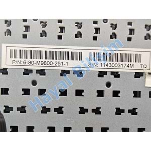 2.EL - Orjinal Casper W760 W762S W762SUN W765SUN W765S Probook W255HP Çerçeveli Türkçe Notebook Klavye