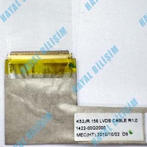 2.EL - Orjinal Asus K52N X52N K52DR K52JC K52JR Led Ekran Notebook Lcd Flex Data Kablo