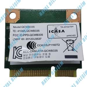 2.EL - Orjinal Qualcomm Atheros QCWB335 WiFi Kablosuz + Bluetooth 4.0 Mini Notebook Wifi Ağ Kartı