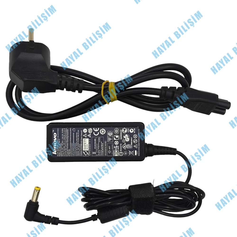 ++ 2.EL - Orjinal Lenovo 20V 2A 5.5mm X 2.5mm 40W Notebook Adaptör - PA-1400-12