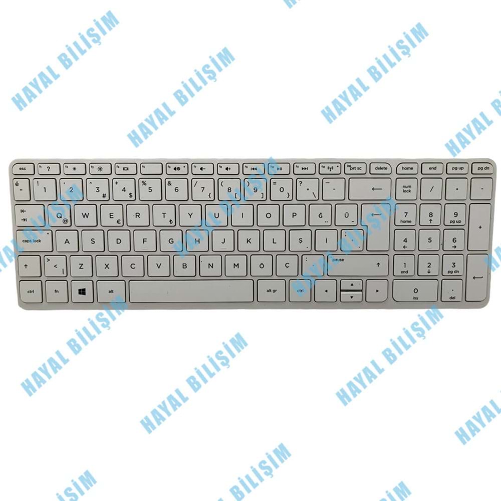 2.EL - HP Pavilion Beyaz Çerçeveli 15-E 15-N 15-D 15-F 15-G 15-R 250 G2 250 G3 255 G3 256 G3 Notebook TR Klavye Tuş Takımı - 720597-141