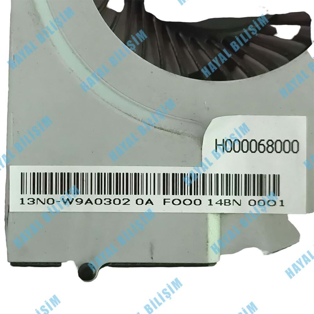 2.EL - Orjinal Toshiba P50 P50-B P55T-B Notebook Bakır Soğutucu Cpu Fan - H000068000