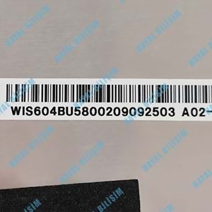 ** 2.EL - Orjinal Packard Bell TJ65 TJ66 TJ72 Notebook Ekran Arka Kapak Lcd Cover - WIS604BU5800