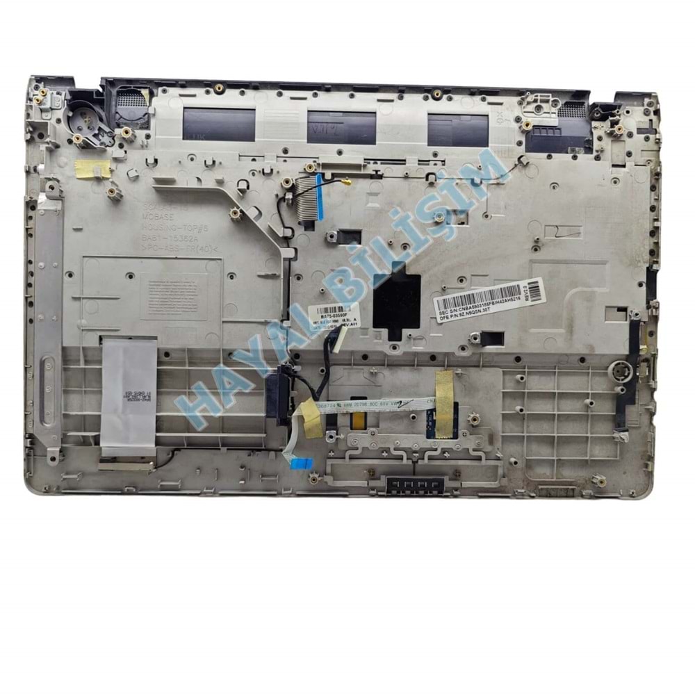 2.EL - Defolu Orjinal Samsung NP300E5A NP300E5C NP305E5A NP3530EC Füme Notebook Klavyeli Üst Kasa