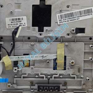 2.EL - Defolu Orjinal Samsung NP300E5A NP300E5C NP305E5A NP3530EC Füme Notebook Klavyeli Üst Kasa