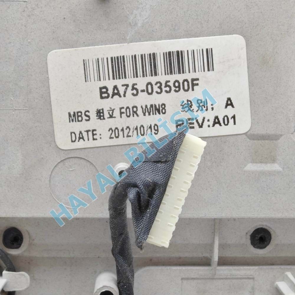 2.EL - Defolu Orjinal Samsung NP300E5A NP300E5C NP305E5A NP3530EC Füme Notebook Klavyeli Üst Kasa
