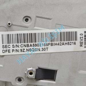 2.EL - Defolu Orjinal Samsung NP300E5A NP300E5C NP305E5A NP3530EC Füme Notebook Klavyeli Üst Kasa