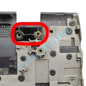 2.EL - Defolu Orjinal Samsung NP300E5A NP300E5C NP305E5A NP3530EC Füme Notebook Klavyeli Üst Kasa