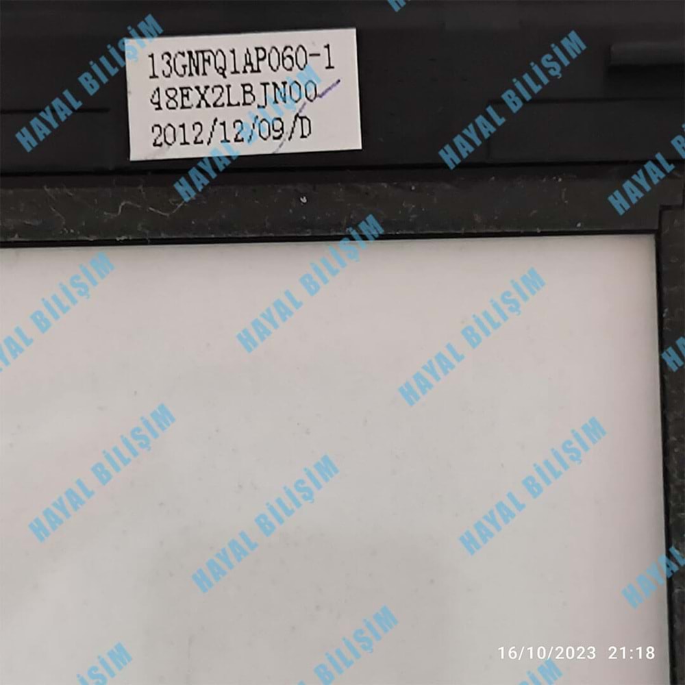 2.EL - Orjinal Asus Vivobook X201 X201E X202 X202E Dokunmatik Ön Cam