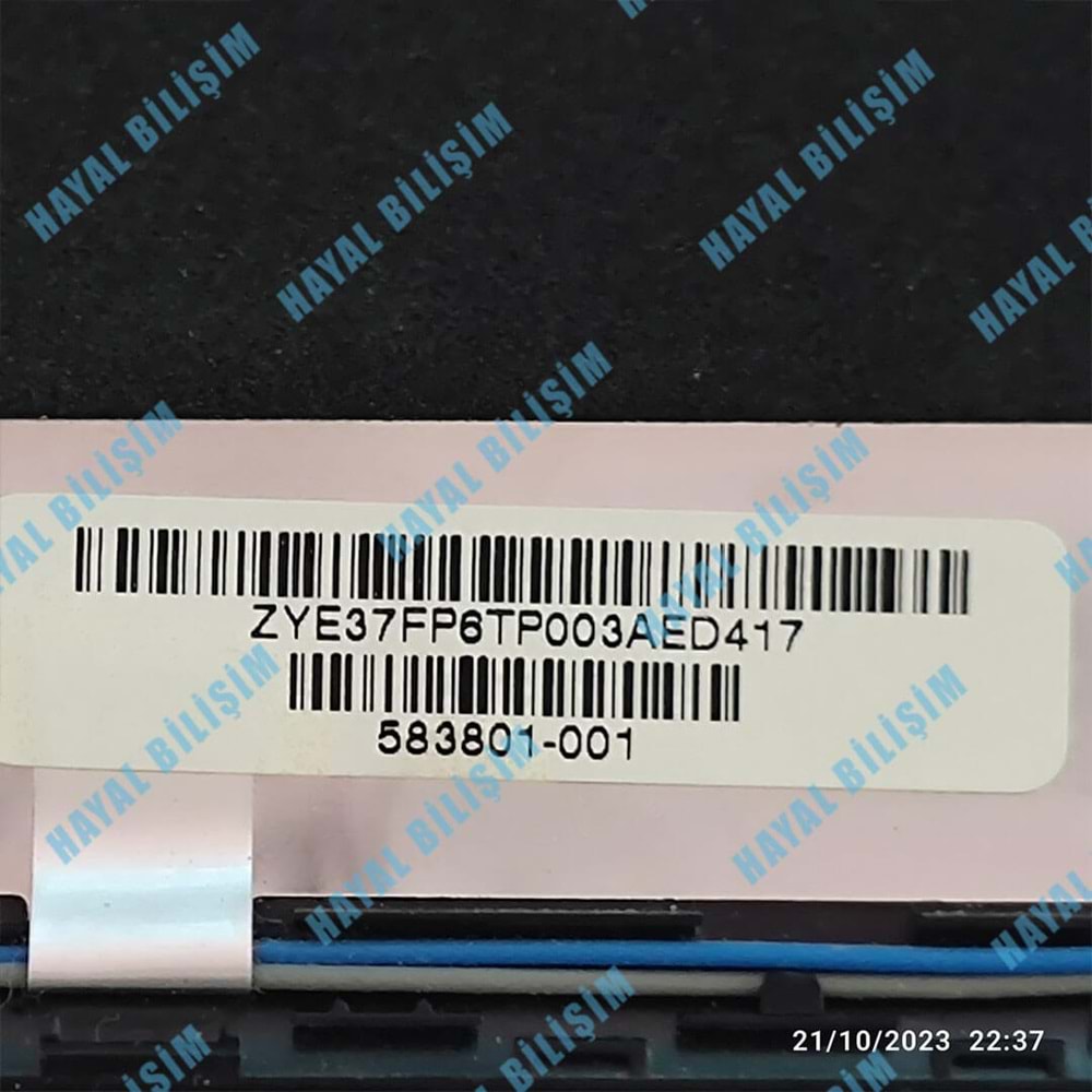 ** 2.EL - Orjinal HP Pavilion DM1 DM1-1000 Notebook Ekran Arka Kapak Lcd Cover - 583801-001