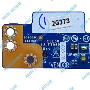 2.EL - Orjinal Hp 15-BS 15-BW 15-RB 15-RA 15T-BR 15Z-BW 250 G6 255 G6 Notebook M.2 SSD Bord Kart LS-E796P